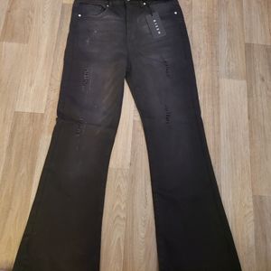 Risen flare black jeans size 13/31